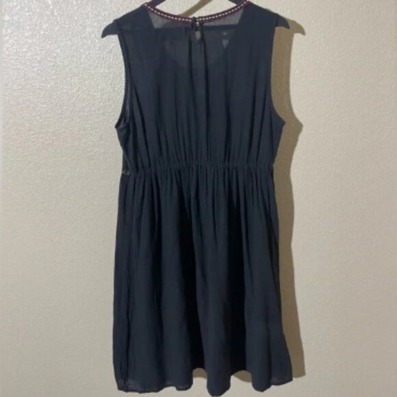 Double D Ranch Black Dress with Colorful Embroidery - Picture 4 of 5